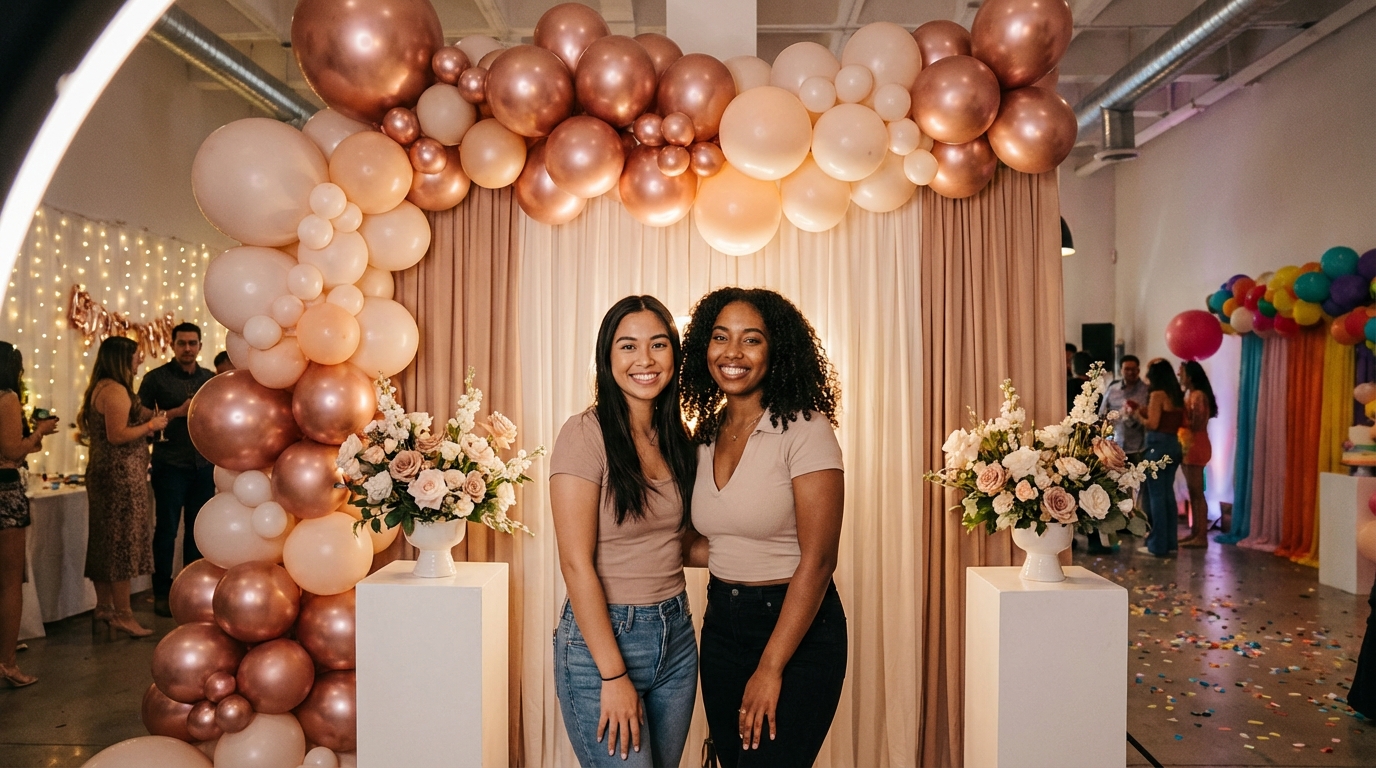 21st birthday party photo booth alternatives — event moment 1