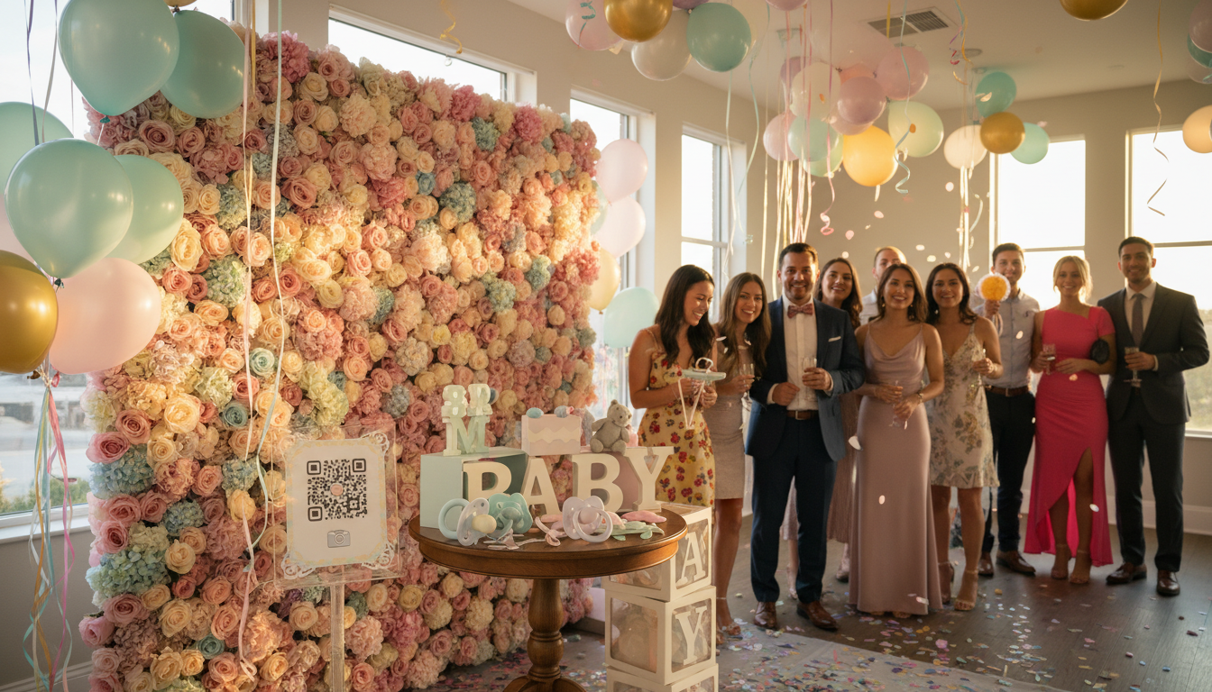baby shower photo sharing ideas — event moment 1