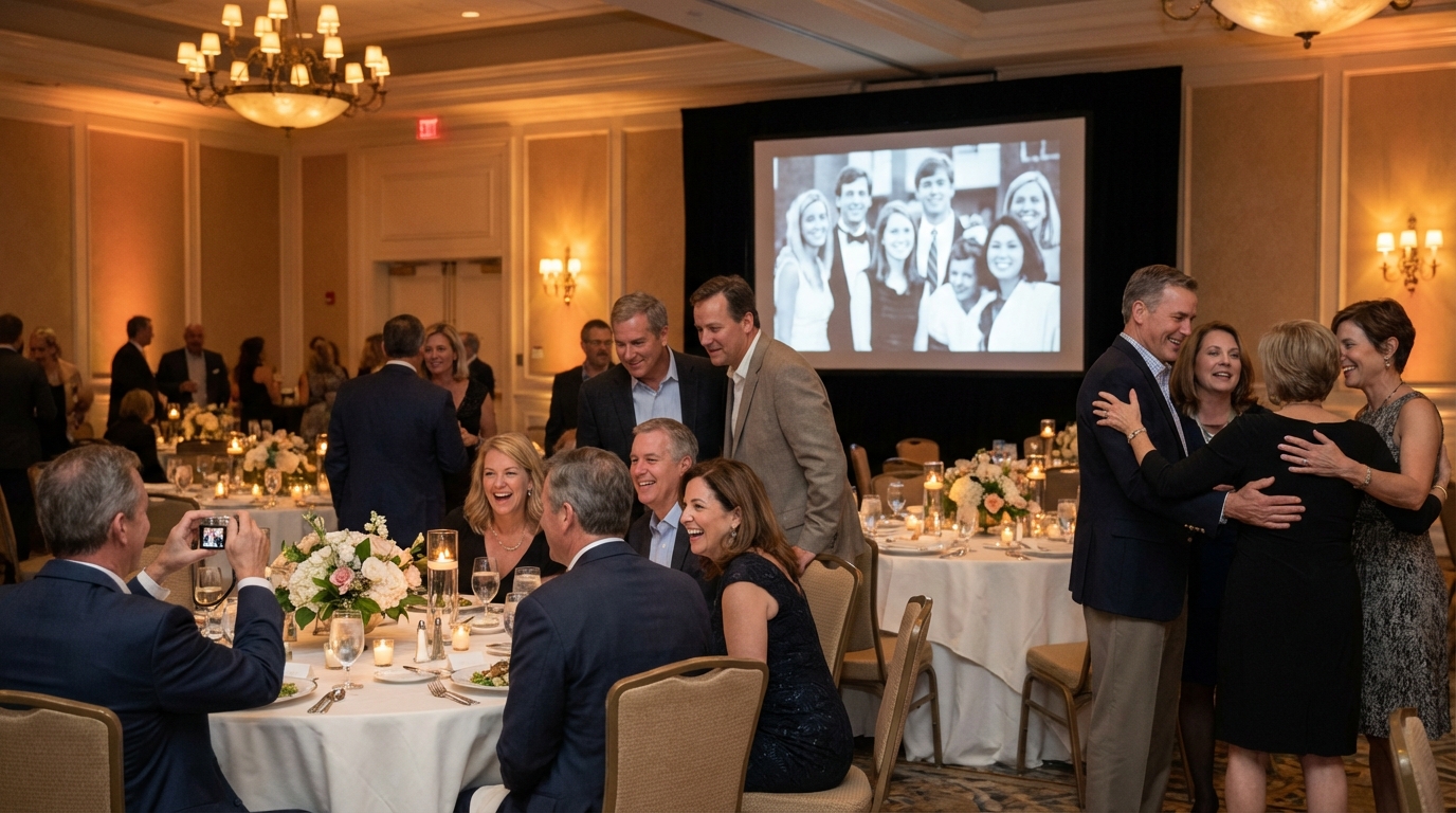 class reunion photo collection ideas — event moment 3