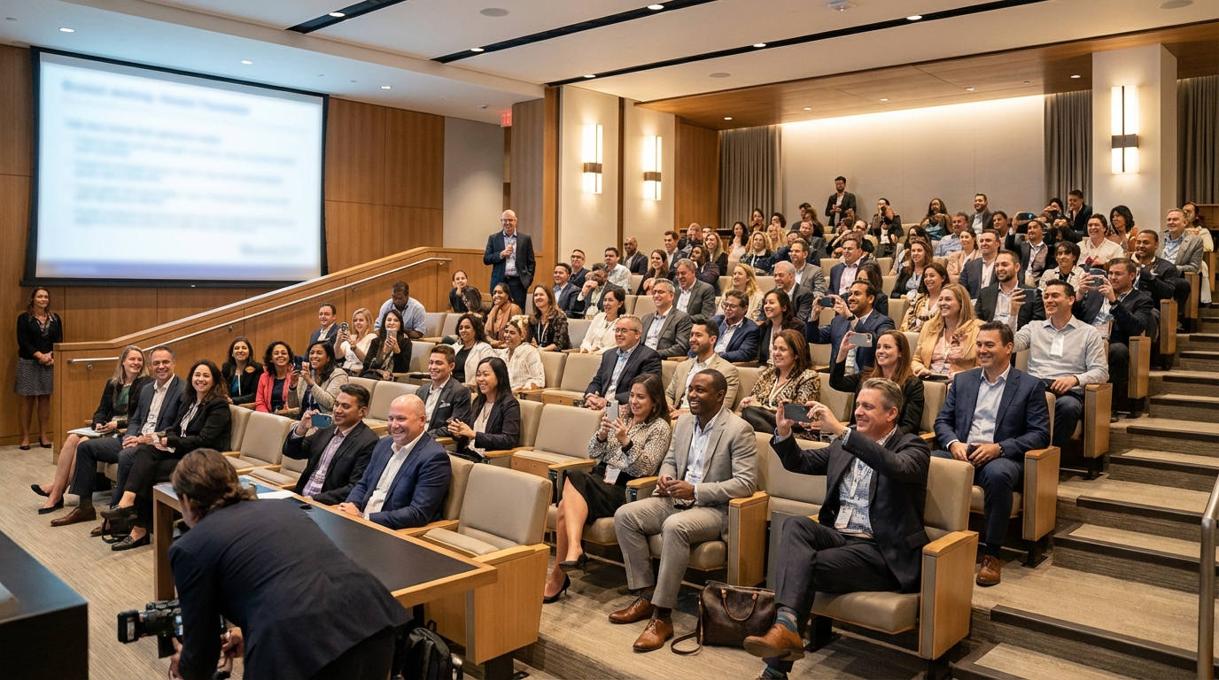 conference photo sharing without an app — event moment 2