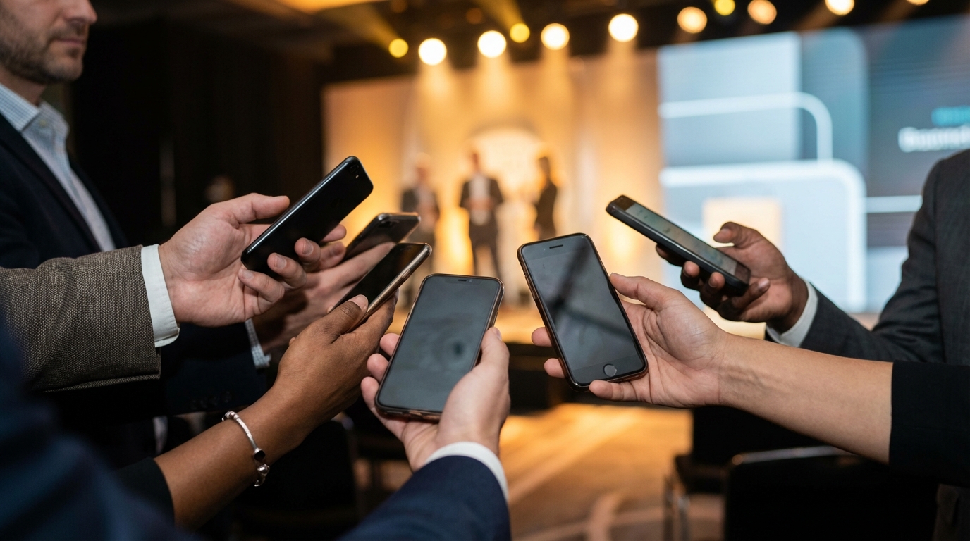 corporate event ROI with photo engagement — event moment 1