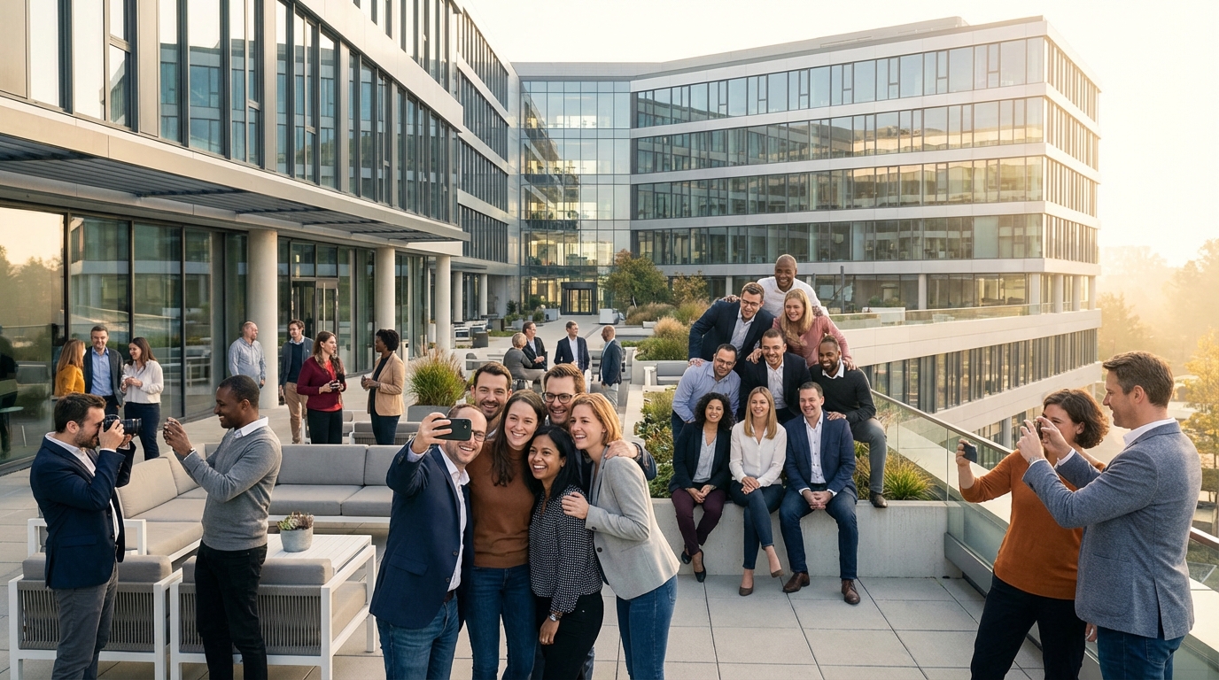corporate event ROI with photo engagement — event moment 2