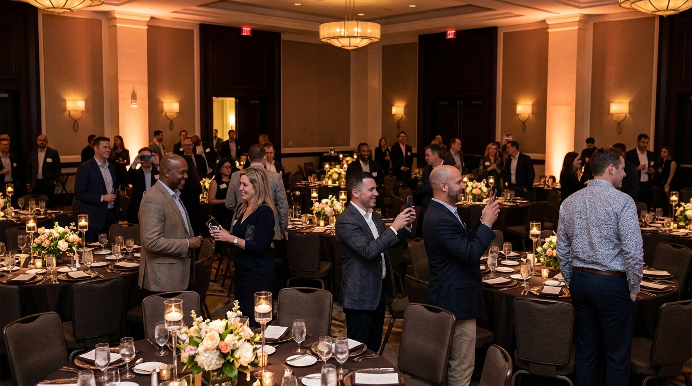 corporate event ROI with photo engagement — event moment 3