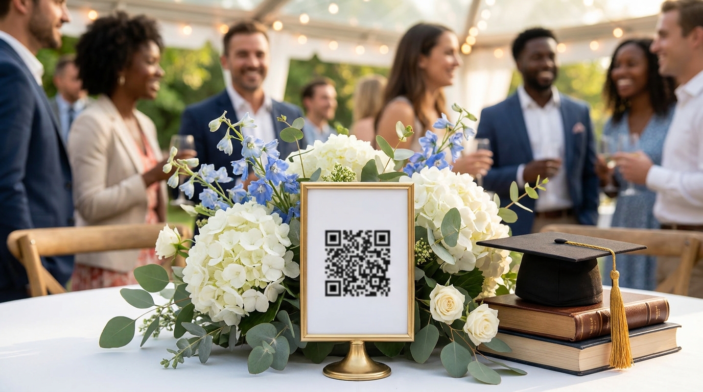 graduation party photo sharing — event moment 1