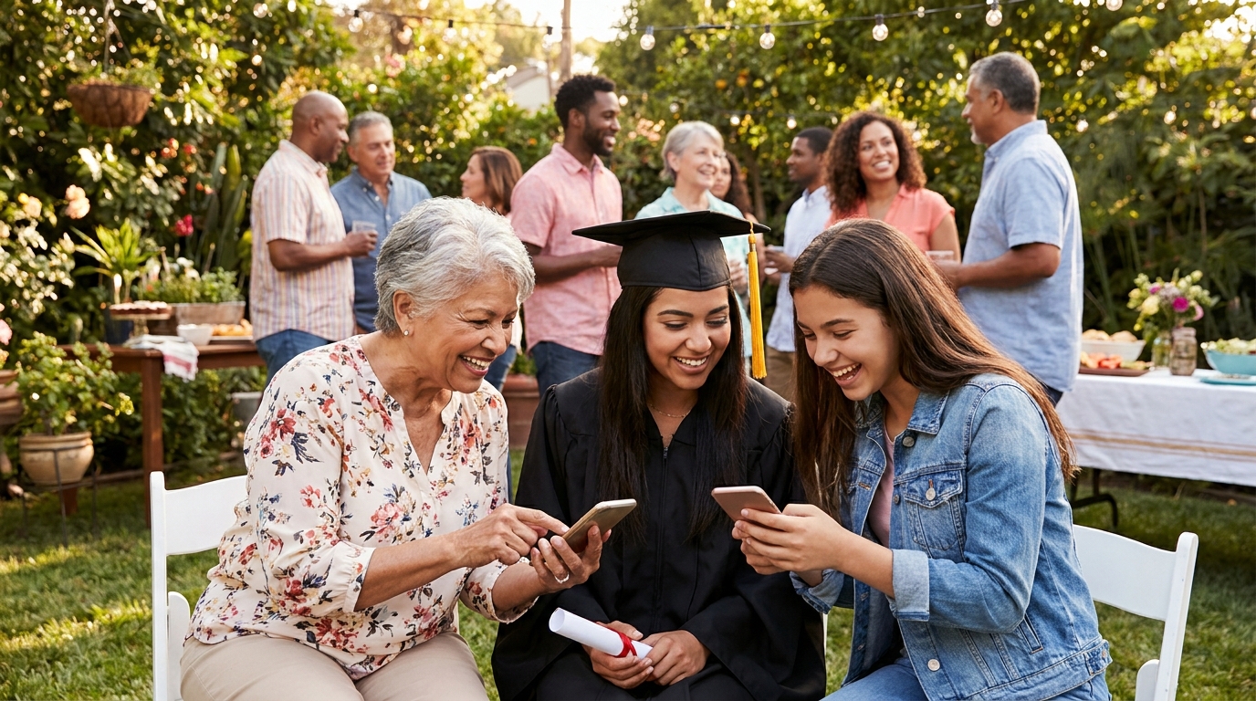 graduation party photo sharing — event moment 2