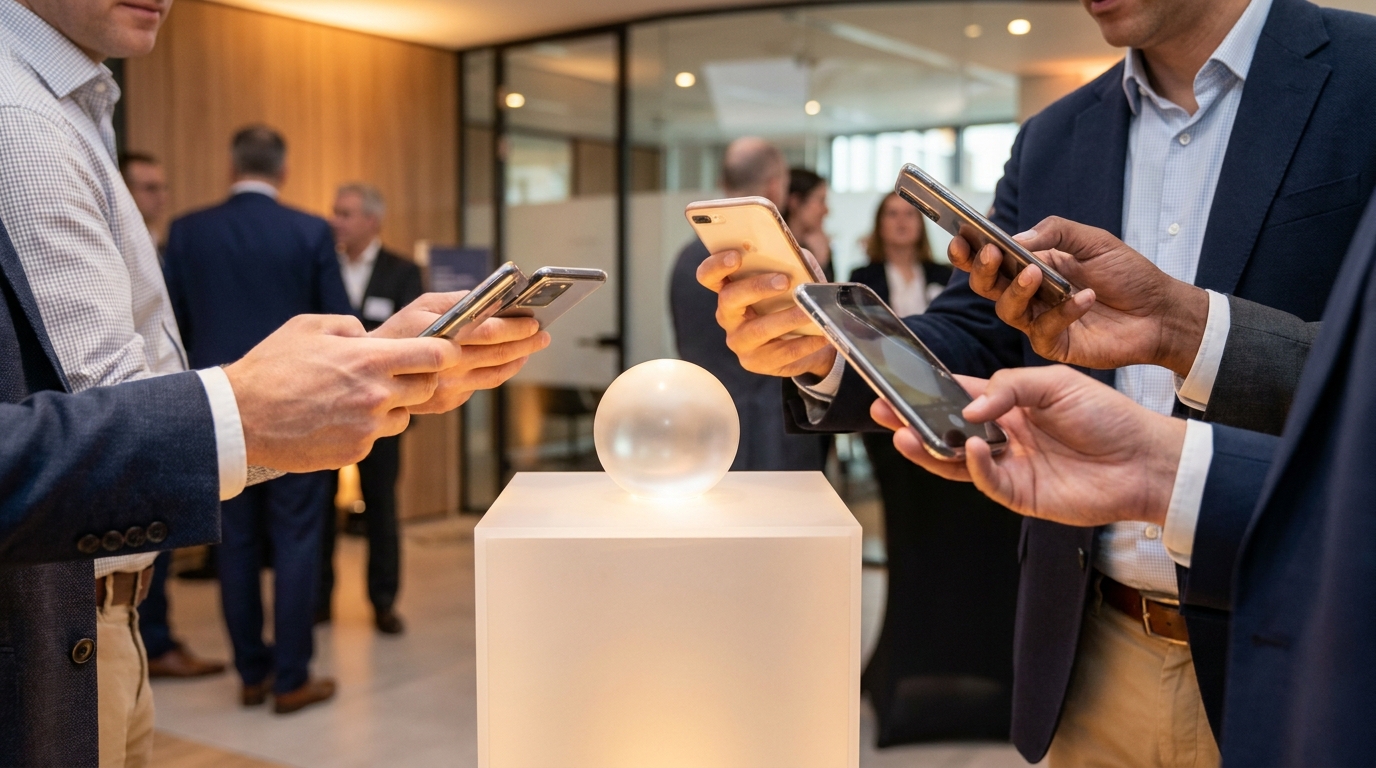 how to collect photos at a product launch event — event moment 1