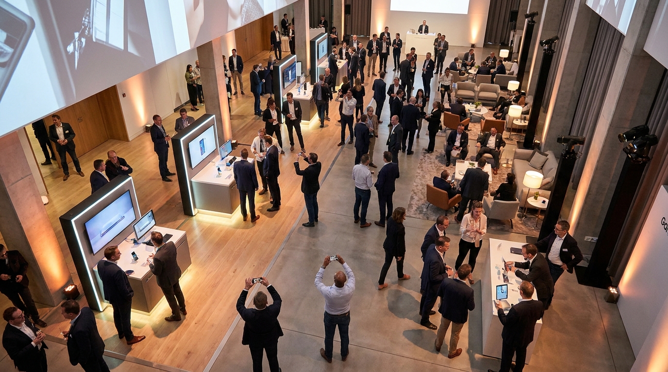 how to collect photos at a product launch event — event moment 2