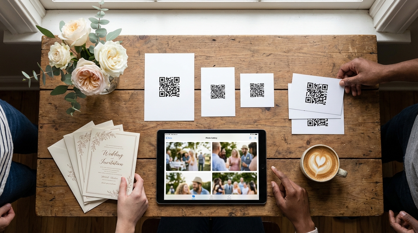 how to create a QR code for event photos — event moment 3