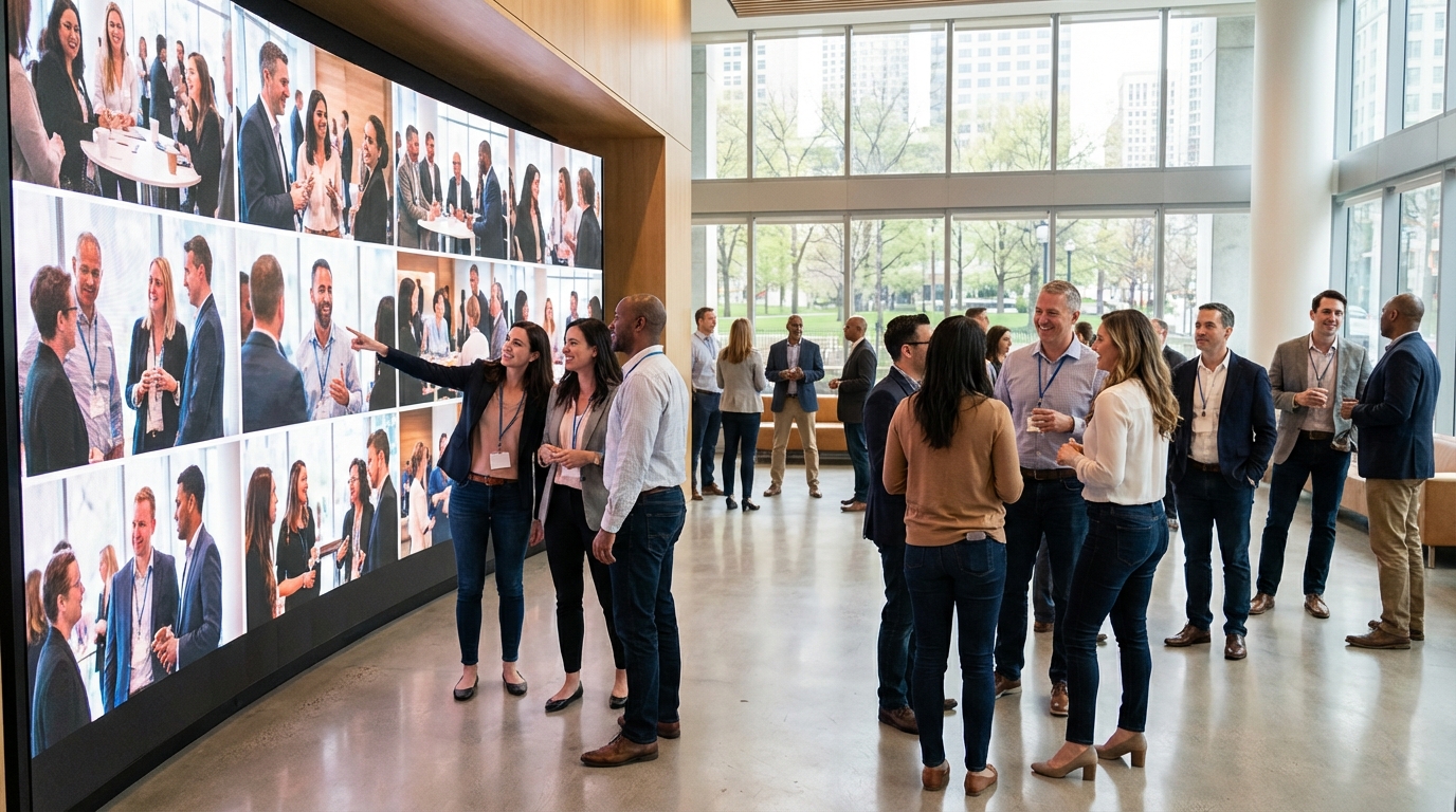 how to display event photos in real time — event moment 2