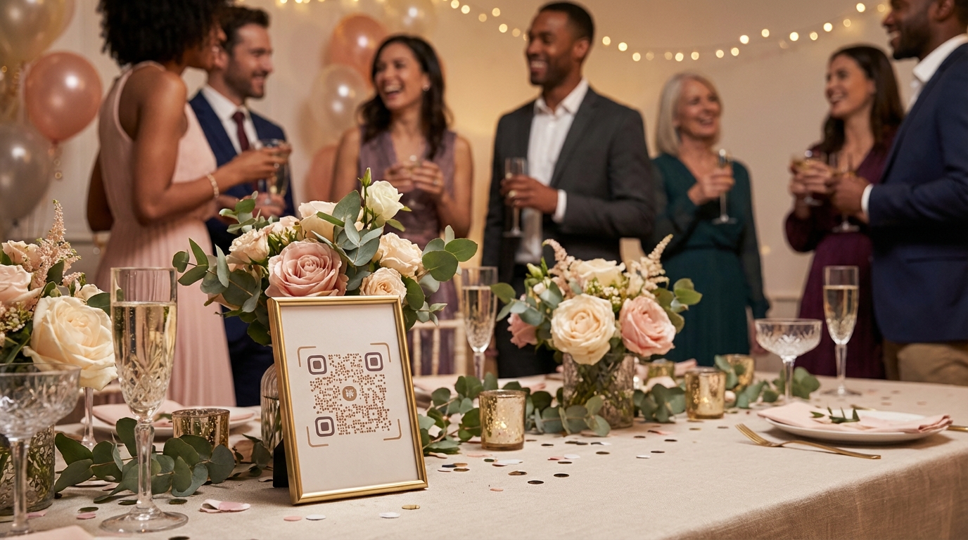 how to make a birthday photo slideshow from guests — event moment 1