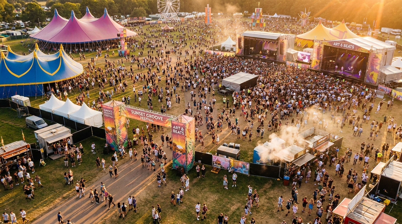 outdoor festival photo management — event moment 2