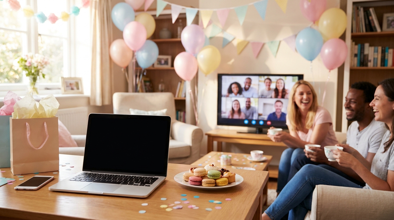 virtual baby shower photo sharing — event moment 3